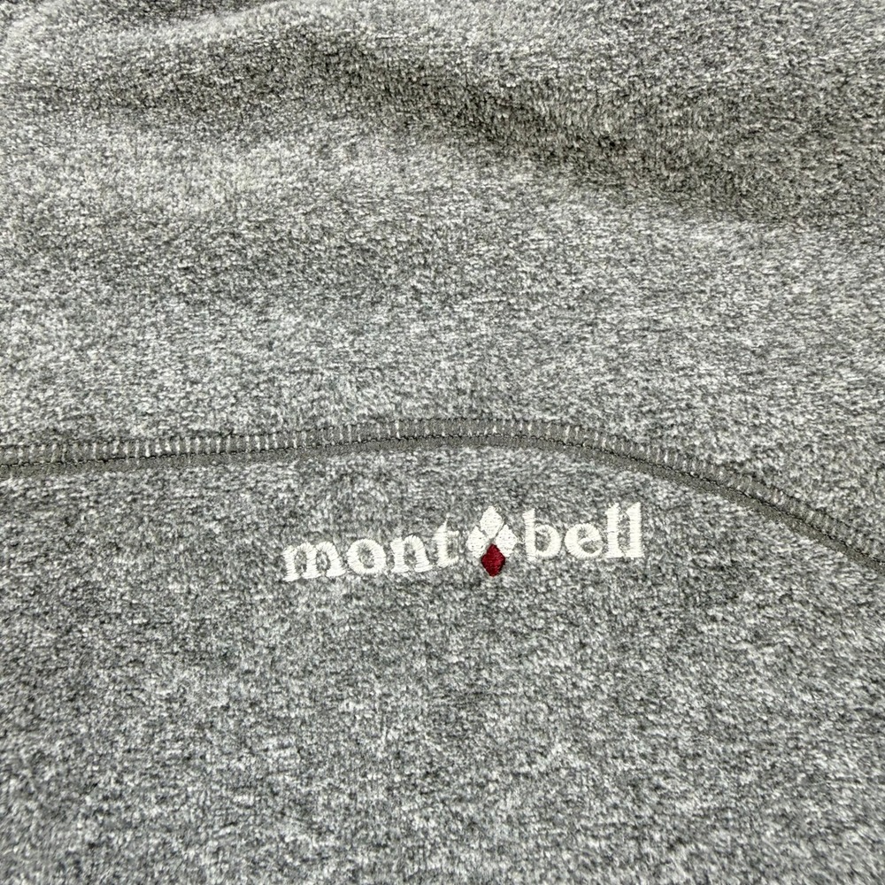 Montbell Melange Gray Full Zip Fleece Jacket Women Medium Outdoor - Picture 14 of 16